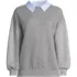 Women's Serious Sweats Sweatshirt with Removable Shirt Collar 3pc Set, alternative image