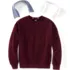 Women's Serious Sweats Sweatshirt with Removable Shirt Collar 3pc Set, alternative image