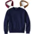 Women's Plus Size Serious Sweats Sweatshirt with Removable Shirt Collar 3pc Set, alternative image