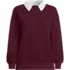 Women's Serious Sweats Sweatshirt with Removable Shirt Collar 3pc Set, Front