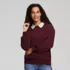 Women's Serious Sweats Sweatshirt with Removable Shirt Collar 3pc Set, alternative image
