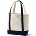 Medium Applique Open Top Canvas Tote, Back