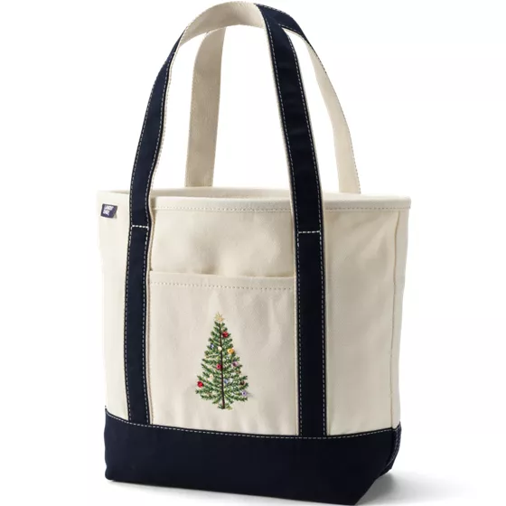 Applique Canvas Tote - primary