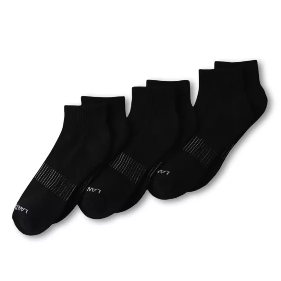 Men's Performance Half Cushion Quarter Crew Socks 3 Pack - primary
