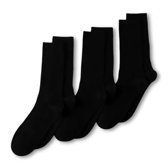 Men's Cotton Crew Socks 3 Pack - primary