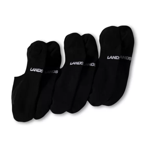 Men's Cotton No Show Socks 3 Pack - primary