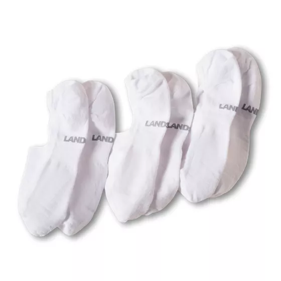 Men's Cotton No Show Socks 3 Pack - primary