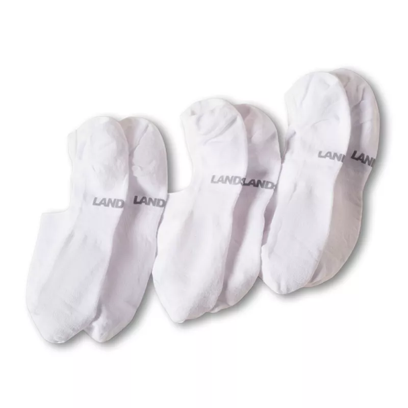 Men's Cotton No Show Socks 3 Pack, alternative image
