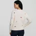 Women's Drifter Embroidered Cable Crew Neck Sweater, Back
