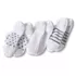 Women's Cotton Patterned No Show Socks 3 Pack, alternative image