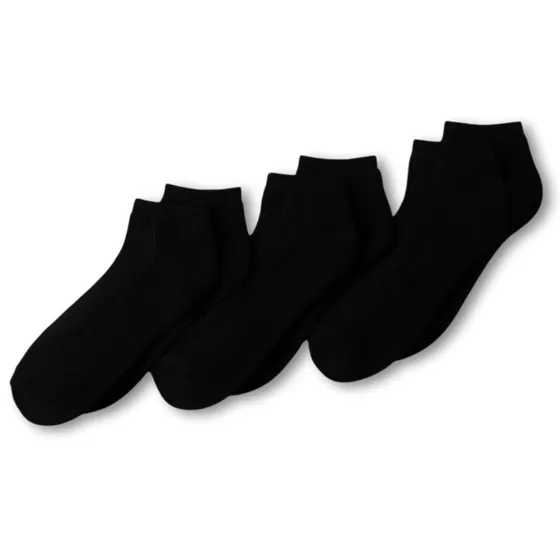 Women's Soft Half Cushion Quarter Crew Socks 3 Pack - primary