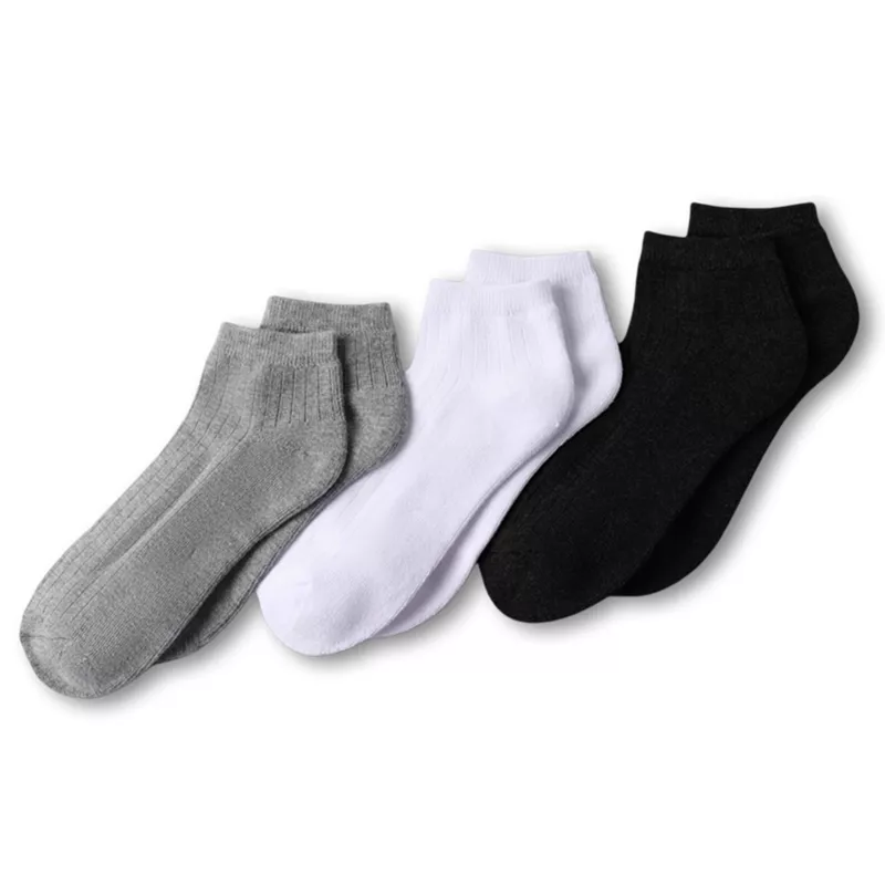 Women's Soft Half Cushion Quarter Crew Socks 3 Pack, alternative image