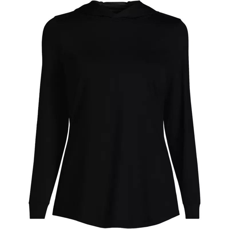 Women's Long Sleeve Hooded Garden Tee - Sunshade UPF 50 Quick Dry, Front