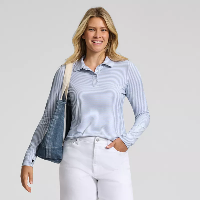 Women's Long Sleeve Garden Polo - Sunshade UPF 50 Quick Dry, alternative image
