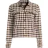 Women's Fine Gauge Cotton Jacquard Sweater Jacket, Front