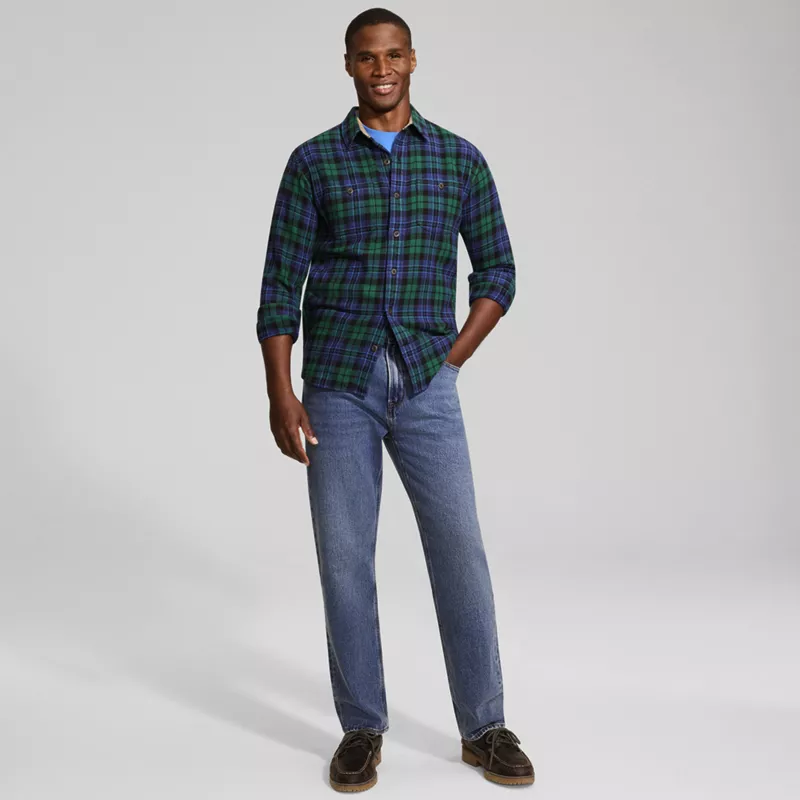 Men's Stretch Comfort Waist Classic Straight Fit Jean, alternative image