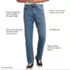 Men's Stretch Comfort Waist Classic Straight Fit Jean, alternative image