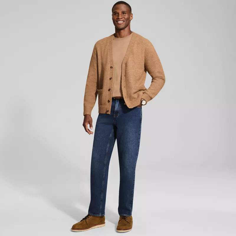 Men's Stretch Classic Straight Fit Jean, alternative image