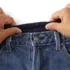 Men's Stretch Comfort Waist Classic Straight Fit Flannel Lined Jean, alternative image