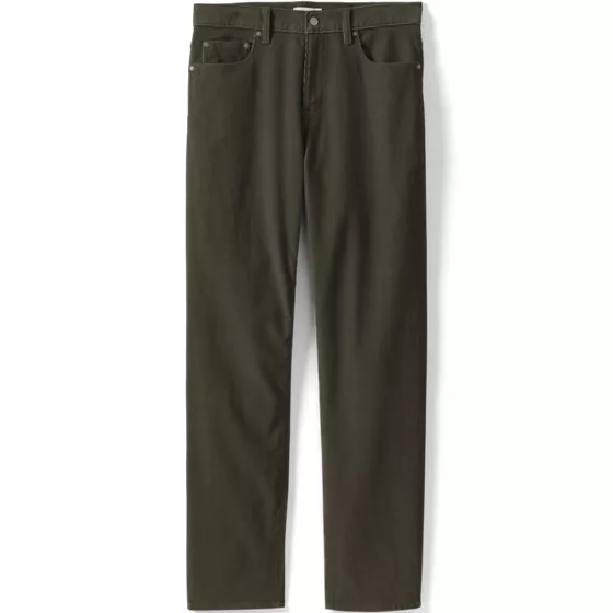 Men's Corduroy Comfort Waist Classic Straight Fit 5 Pocket Pant - primary