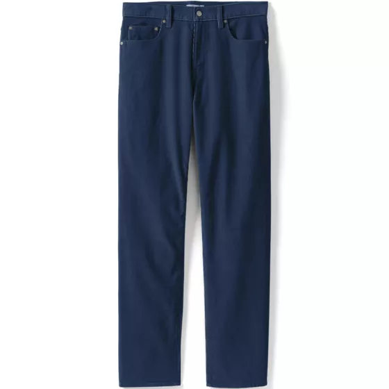Men's Corduroy Comfort Waist Classic Straight Fit 5 Pocket Pant - primary
