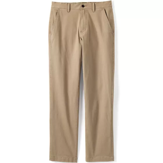 Men's Knockabout Comfort Waist Classic Straight Fit Flannel Lined Chino Pant - primary