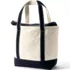 Medium Applique Zip Top Canvas Tote, Back