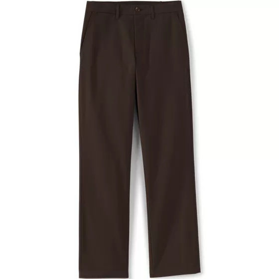 Men's Travel Kit Comfort Waist Classic Straight Fit Chino Pant - primary