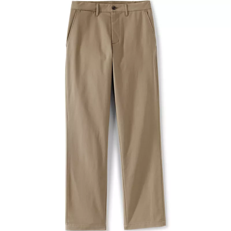 Men's Travel Kit Comfort Waist Classic Straight Fit Chino Pant, alternative image