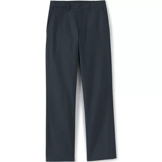 Men's Travel Kit Comfort Waist Classic Straight Fit Chino Pant - primary