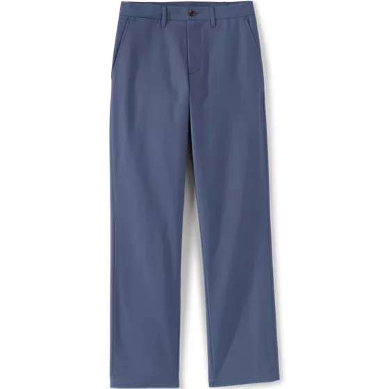 Men's Travel Kit Comfort Waist Classic Straight Fit Chino Pant - primary