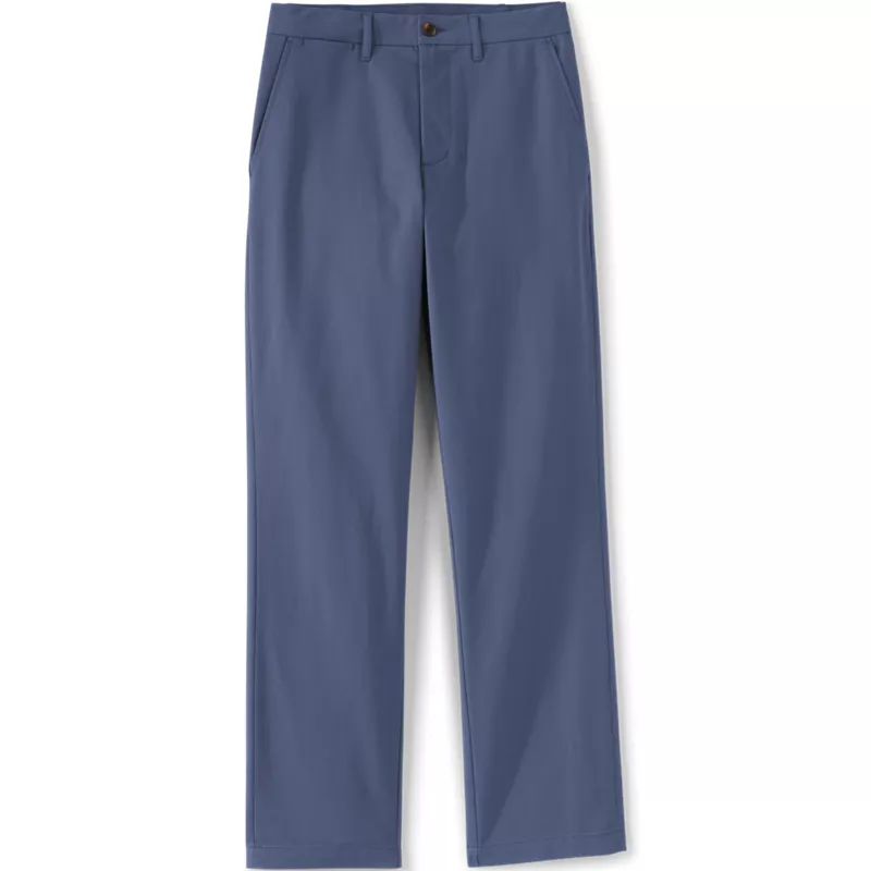 Men's Travel Kit Comfort Waist Classic Straight Fit Chino Pant, alternative image