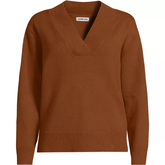 Women's CashTouch Deep V-neck Sweater - primary