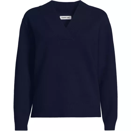 Women's CashTouch Deep V-neck Sweater - primary
