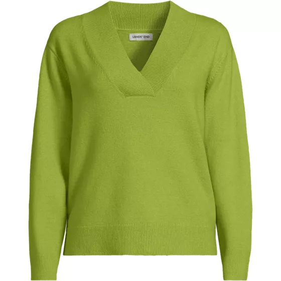 Women's CashTouch Deep V-neck Sweater - primary