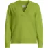 Women's Plus Size CashTouch Deep V-neck Sweater, Front