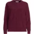 Women's Plus Size CashTouch Perfect Cable Crew Neck Sweater, Front