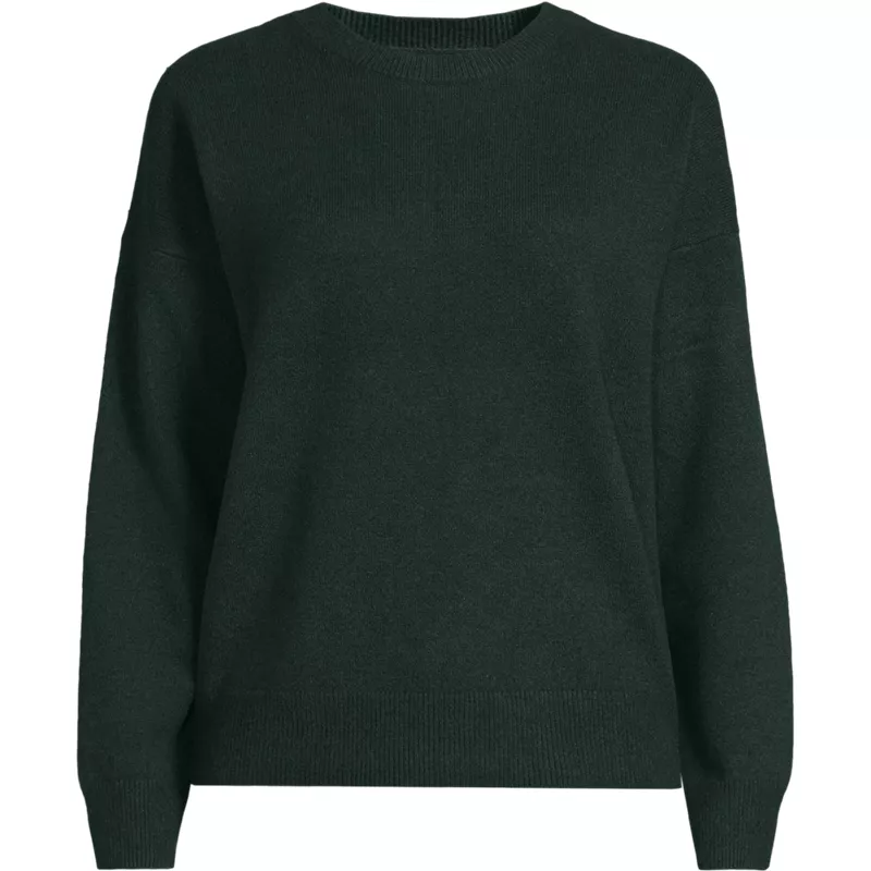 Women's Plus Size CashTouch Perfect Crew Neck Sweater, Front