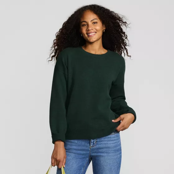 Women's CashTouch Perfect Crew Neck Sweater - primary