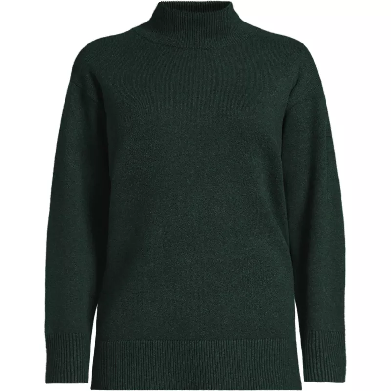 Women's CashTouch Tunic Turtleneck Sweater, Front