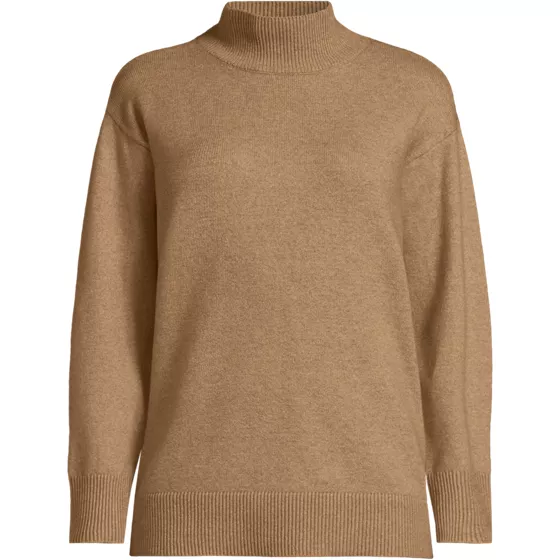 Women's CashTouch Tunic Turtleneck Sweater - primary