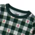 Kids Holiday Long Sleeve Top and Bottom Snug Fit Pajama Set, alternative image