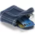Micro Denim Tote Charm, alternative image