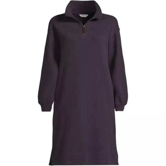 Women's Bedford Quarter Zip Popover Dress - primary