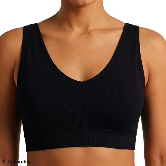 Women's Wire Free Bralette With Removable Pads - primary