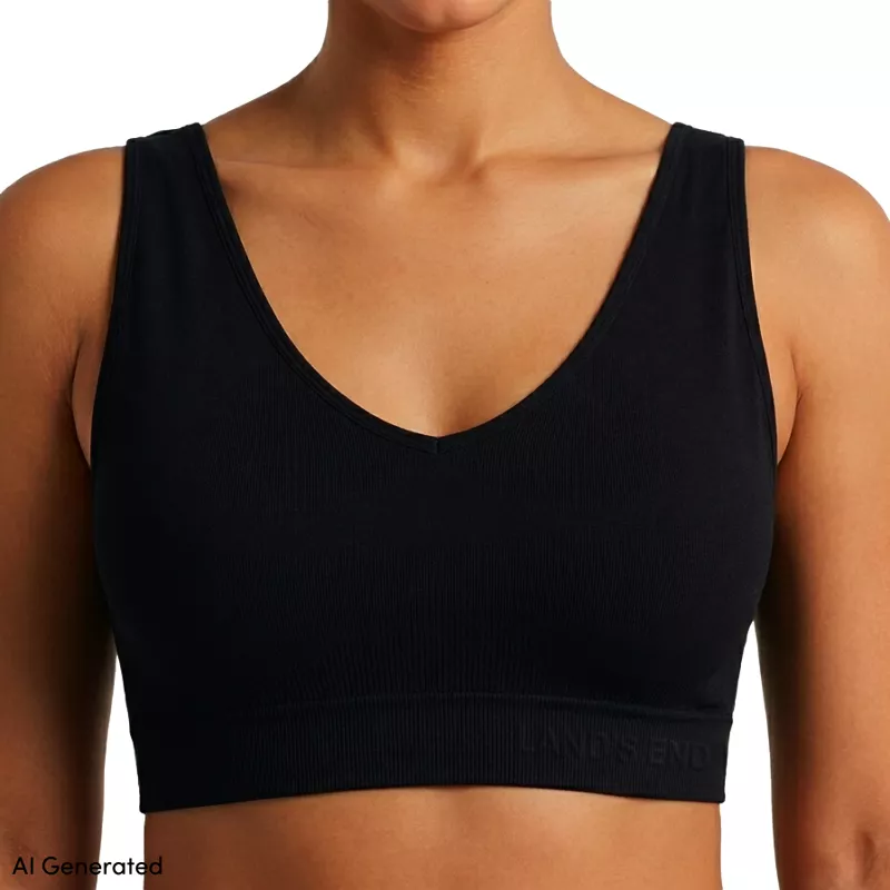 Women's Wire Free Bralette With Removable Pads, alternative image