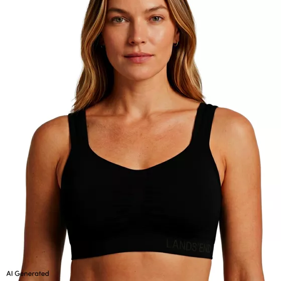 Women's Wire Free Soft Fit Seamless Bralette - primary