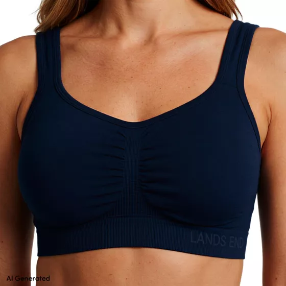 Women's Wire Free Soft Fit Seamless Bralette - primary