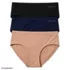 Womens Brief True Solutions Light Weight Microfiber Basic Panties 3 Pack, alternative image