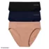 Womens Bikini True Solutions Light Weight Microfiber Basic Panties 3 Pack, alternative image